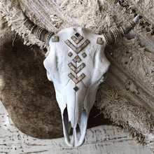 Load image into Gallery viewer, Druzy Tribes Buffalo Skull