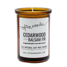Load image into Gallery viewer, Cedarwood + Balsam Fir Apothecary Candle