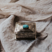 Load image into Gallery viewer, Petite Turquoise Keepsake Box

