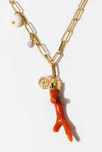 Load image into Gallery viewer, Lucky Coral Necklace
